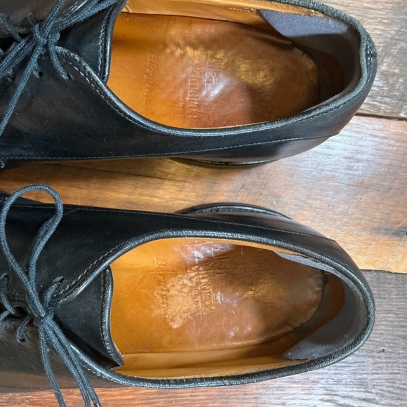 Allen Edmonds Black Leather Cap Toe Oxford Dress Shoes Size 9.5 - Picture 6 of 13